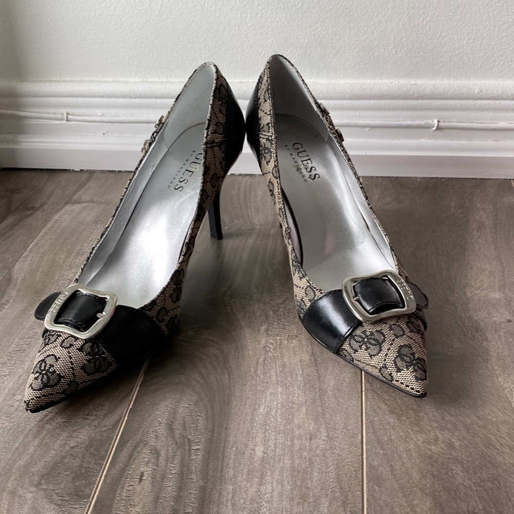 Women’s Guess by Marciano Linette patterned heels